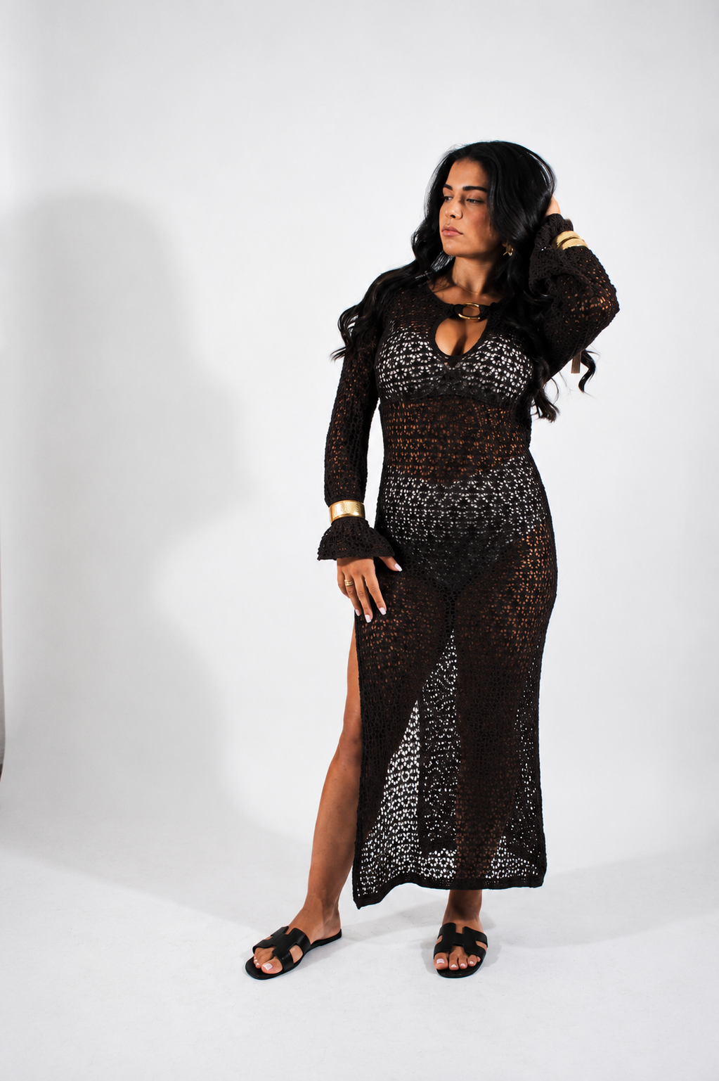 AURA CROCHET DRESS