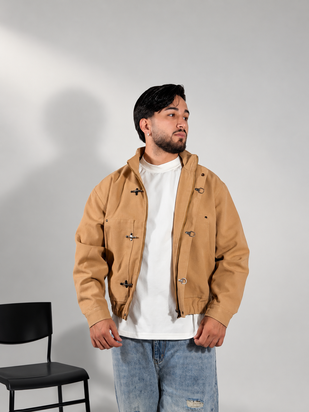 CAMEL BOMBER OVERSIZE