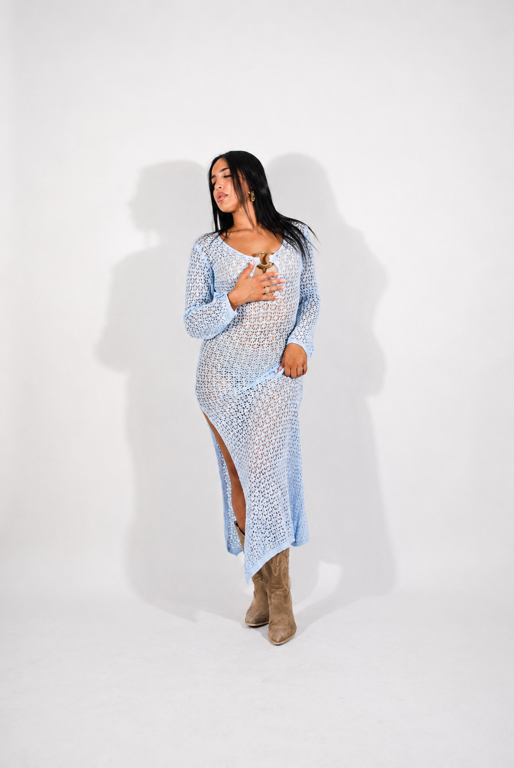 AURA CROCHET DRESS