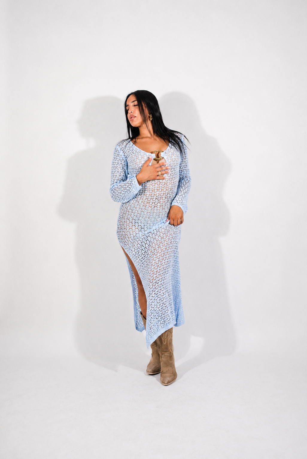 AURA CROCHET DRESS